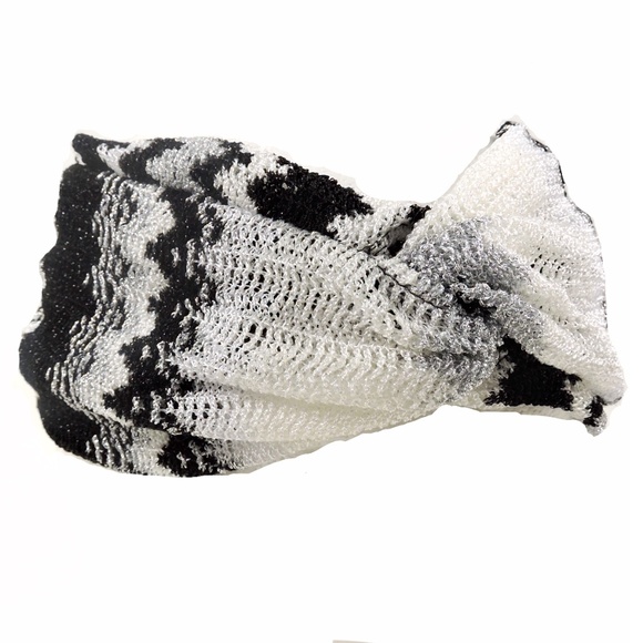 MISSONI ?? WOMEN\'S BLACK & WHITE FASHION HEADBAND main image 4